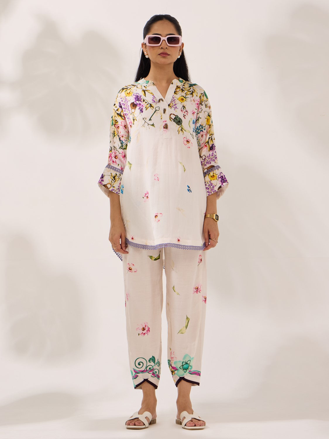Ivory Petals - Co Ord Set