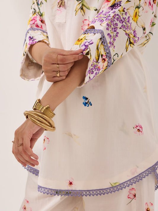 Ivory Petals - Co Ord Set