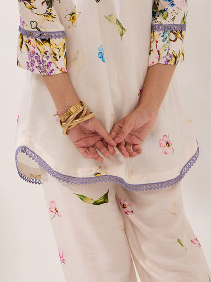 Ivory Petals - Co Ord Set